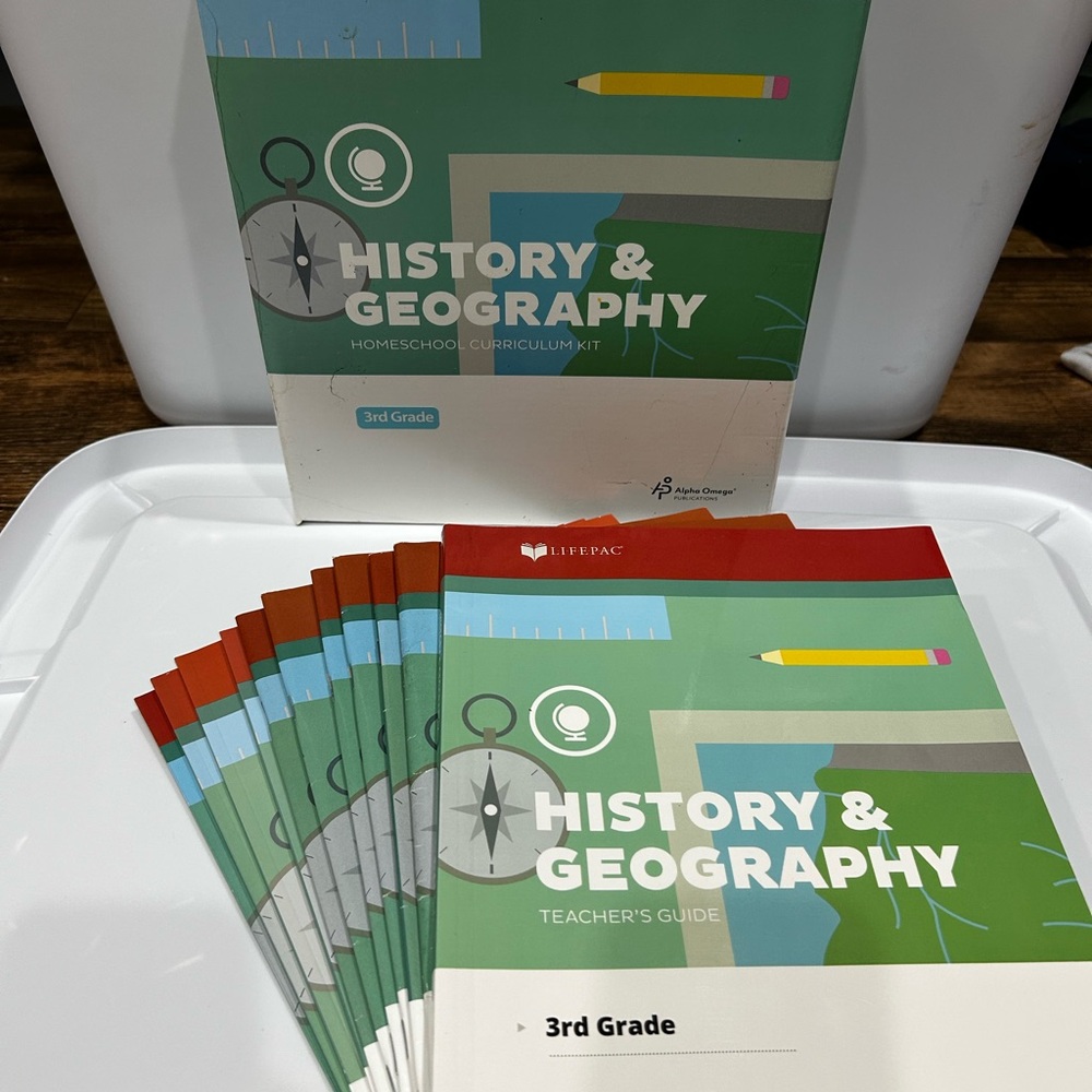 Homeschool LIFEPAC 3rd Grade History & Geography Curriculum Kit